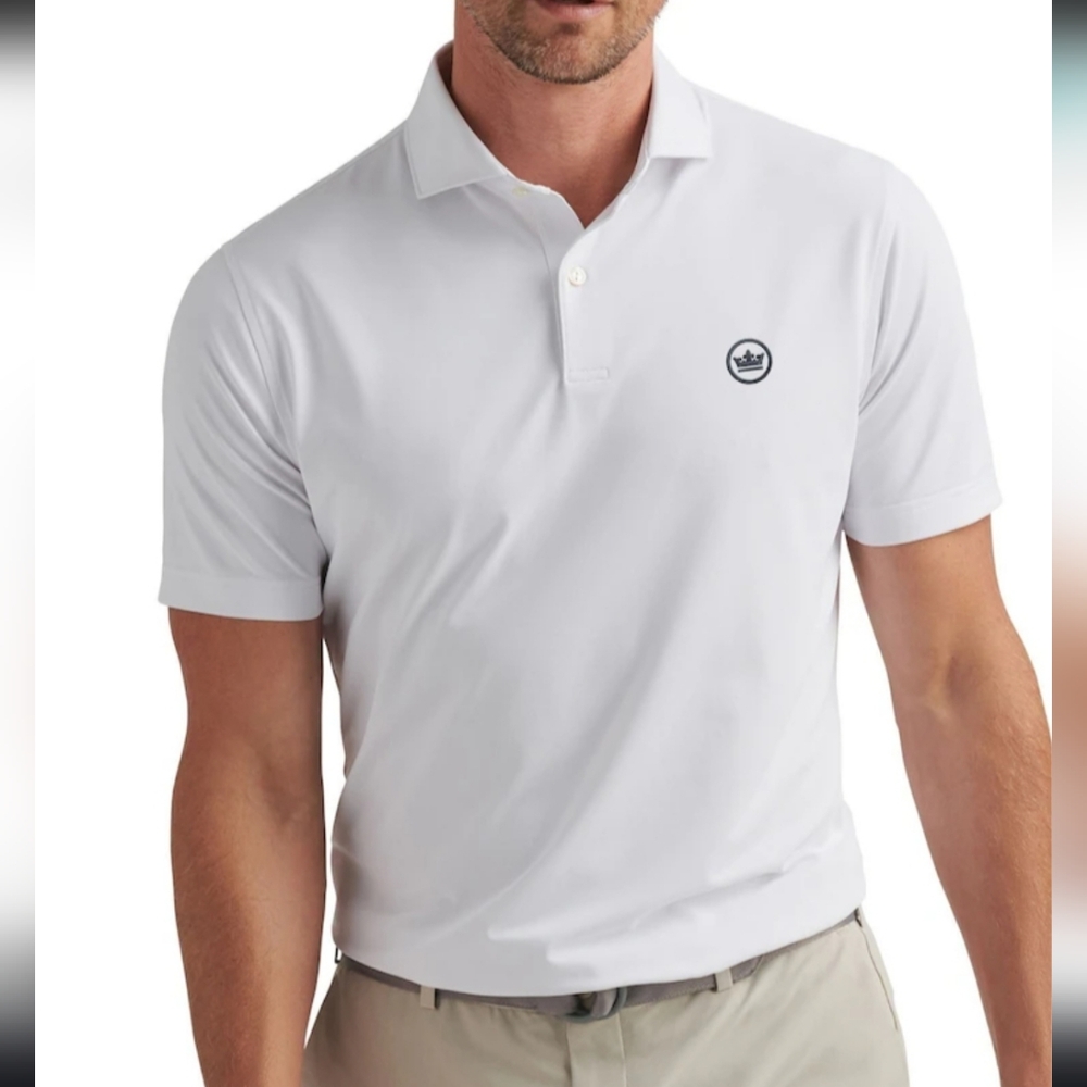 Peter Millar White Polo Shirt